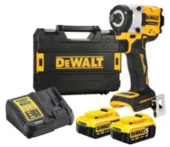 DeWALT DCF921P2T-QW 18V Li-ion XR Compacte Accu Slagsmoersleutel Set (2x 5.0Ah) Met Frictiering - 1/2" - In TSTAK Koffer