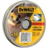 DeWalt DT42340TZ Doorslijpschijf In Blik - 125 X 22,23 X 1,2mm - Inox (10st) - DT42340TZ-QZ