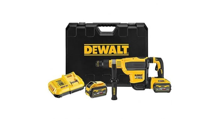 DeWALT DCH614X2-QW 54V Li-ion FlexVolt Accu Combihamer Set (2x 9.0Ah) In TSTAK Koffer - SDS-Max 1 DeWALT DCH614X2-QW 54V Li-ion FlexVolt Accu Combihamer Set (2x 9.0Ah) In TSTAK Koffer - SDS-Max