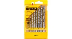 DeWalt DT5921 10 Delige HSS-G Metaalboren In Cassette - DT5921-QZ