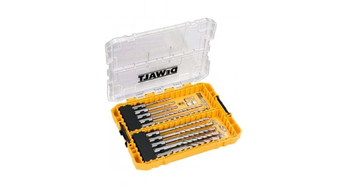DeWalt DT70753-QZ SDS-Plus 10-delige Betonborenset In Cassette - 5/6/7/8/9/10/12mm 1 DeWalt DT70753-QZ SDS-Plus 10-delige Betonborenset In Cassette - 5/6/7/8/9/10/12mm