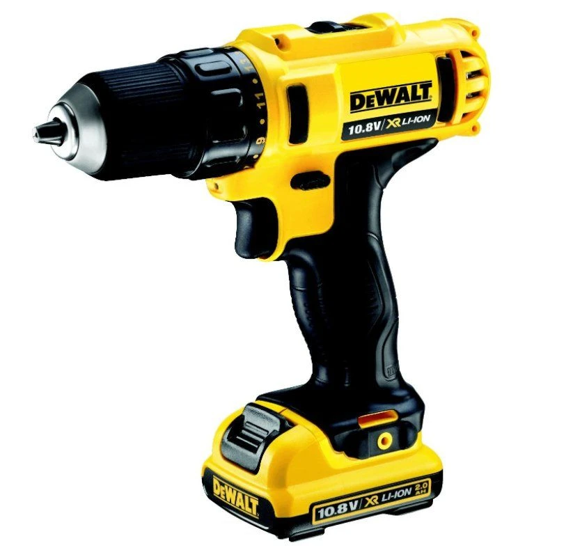 DeWalt DCD710D2 10.8/12V Li-Ion Accu Boor-/schroefmachine Set (2x 2.0Ah Accu) In Koffer - DCD710D2-QW 3 DeWalt DCD710D2 10.8/12V Li-Ion Accu Boor-/schroefmachine Set (2x 2.0Ah Accu) In Koffer - DCD710D2-QW - Afbeelding 3