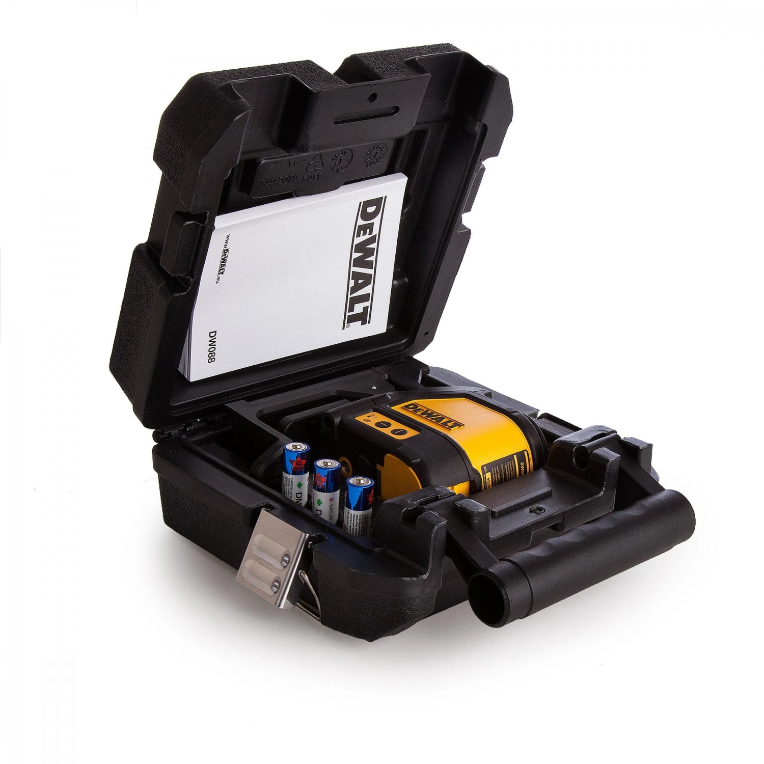 DeWALT DW088K Zelfnivellerende Kruis-/lijnlaser In Koffer - 2 Lijnen - Rood - 15m 4 DeWALT DW088K Zelfnivellerende Kruis-/lijnlaser In Koffer - 2 Lijnen - Rood - 15m - Afbeelding 4