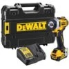 DeWALT DCF901P1 12V Li-ion XR Accu Slagschroevendraaier Set (1x 5.0Ah) In T-STAK Koffer