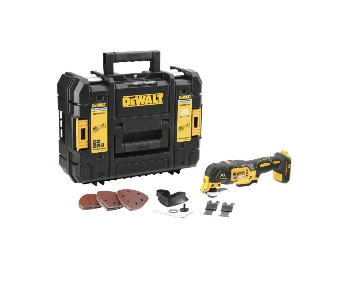 DeWalt DCS355D2 18V Li-Ion Accu Multitool Set (2x 2.0Ah Accu) + 35 Delige Accessoireset In Koffer - Koolborstelloos - DCS355D2-QW 2 DeWalt DCS355D2 18V Li-Ion Accu Multitool Set (2x 2.0Ah Accu) + 35 Delige Accessoireset In Koffer - Koolborstelloos - DCS355D2-QW - Afbeelding 2