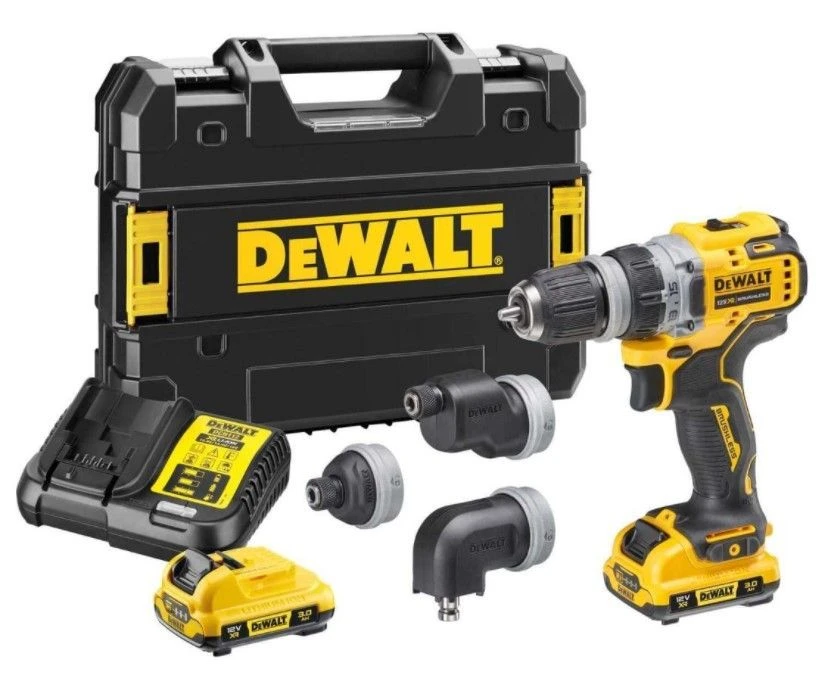 DeWALT DCD703L2T 12V Li-ion Accu Schroefboormachine Set (2x 3.0Ah) Multi-head In TSTAK Koffer 1 DeWALT DCD703L2T 12V Li-ion Accu Schroefboormachine Set (2x 3.0Ah) Multi-head In TSTAK Koffer