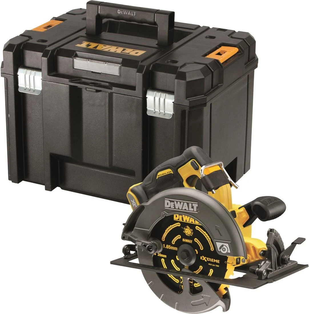DeWALT DCS578X2-QW 54V Li-ion FlexVolt Accu Cirkelzaag Set (2x 9.0Ah) In TSTAK Koffer - 190 Mm 2 DeWALT DCS578X2-QW 54V Li-ion FlexVolt Accu Cirkelzaag Set (2x 9.0Ah) In TSTAK Koffer - 190 Mm - Afbeelding 2