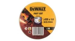 DeWalt DT3507 Doorslijpschijf - 125 X 22,23 X 1,0mm - RVS - Inox (10st) - DT3507-QZ