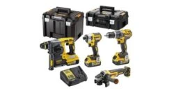 DeWALT DCK422P3T 18V Li-ion Accu 4-delige Combiset (3x 5.0Ah Accu) In 2 TSTAK Koffers