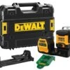 DeWalt DCE089NG18 12 / 18V Li-ion Accu Zelfnivellerende 3x 360 Graden Kruislijnlaser In Koffer - 3 Lijnen - 35m - Groen - DCE089NG18-XJ