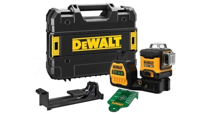 DeWalt DCE089NG18 12 / 18V Li-ion Accu Zelfnivellerende 3x 360 Graden Kruislijnlaser In Koffer - 3 Lijnen - 35m - Groen - DCE089NG18-XJ 1 DeWalt DCE089NG18 12 / 18V Li-ion Accu Zelfnivellerende 3x 360 Graden Kruislijnlaser In Koffer - 3 Lijnen - 35m - Groen - DCE089NG18-XJ