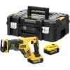 DeWalt DCS367P2 18V Li-Ion Accu Reciprozaag Set (2x 5.0Ah Accu) In TSTAK - Koolborstelloos - DCS367P2-QW