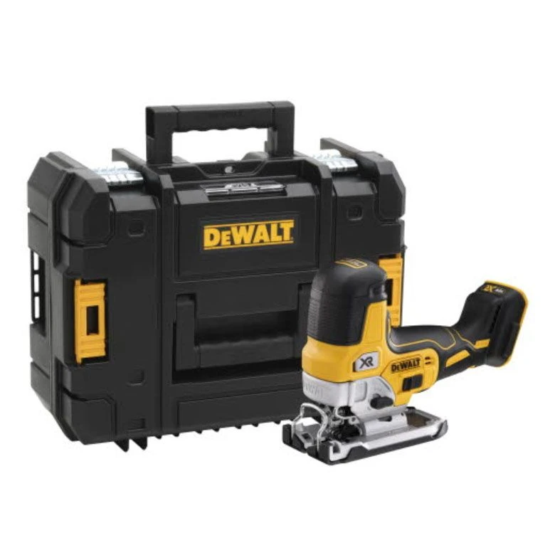 DeWALT DCS335P2 18V XR Li-Ion Accu Decoupeerzaag Set (2x 5.0Ah Accu) In TSTAK - T-greep - Variabel - Koolborstelloos - DCS335P2-QW 2 DeWALT DCS335P2 18V XR Li-Ion Accu Decoupeerzaag Set (2x 5.0Ah Accu) In TSTAK - T-greep - Variabel - Koolborstelloos - DCS335P2-QW - Afbeelding 2
