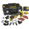 DeWalt DCS355M2 18V Li-Ion Accu Multitool Set (2x 4.0Ah Accu) + 35 Delige Accessoireset In Koffer - Koolborstelloos - DCS355M2-QW