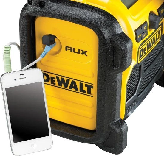 DeWalt DCR019 10.8-18V Li-Ion Accu Bouwradio - Werkt Op Netstroom & Accu - DCR019-QW 3 DeWalt DCR019 10.8-18V Li-Ion Accu Bouwradio - Werkt Op Netstroom & Accu - DCR019-QW - Afbeelding 3