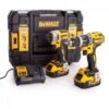 DeWalt DCK266P2T 18V Li-Ion Accu Klopboor-/schroefmachine (DCD796) & Slagschroevendraaier (DCF887) Combiset (2x 5.0Ah Accu) In TSTAK