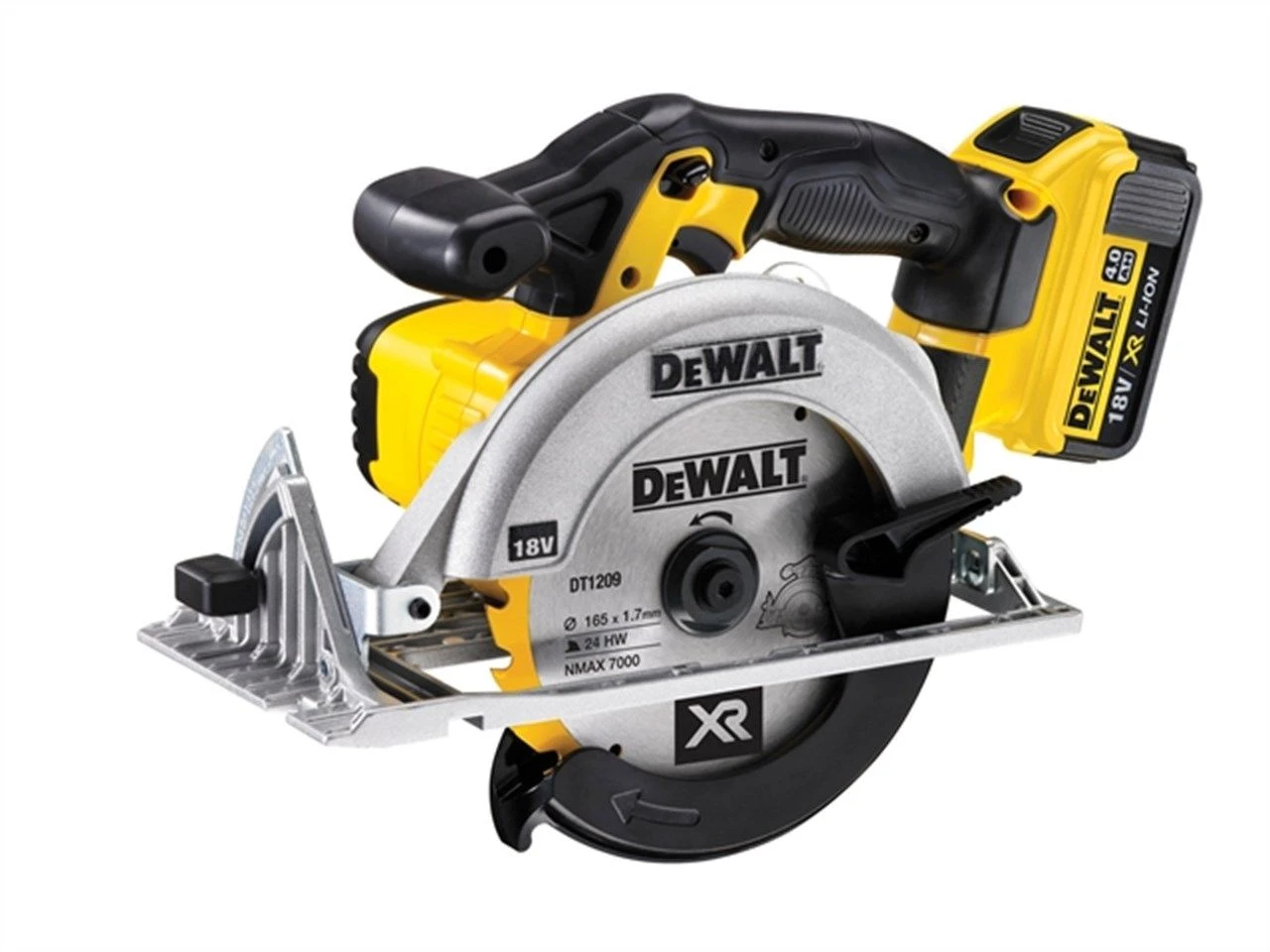 DeWalt DCS391M2 18V Li-Ion Accu Cirkelzaag Set (2x 4.0Ah Accu) In Koffer - 165mm - DCS391M2-QW 1 DeWalt DCS391M2 18V Li-Ion Accu Cirkelzaag Set (2x 4.0Ah Accu) In Koffer - 165mm - DCS391M2-QW