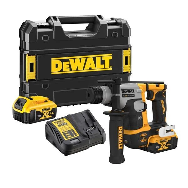 DeWALT DCH172P2-QW 18V Li-ion XR Accu Boorhamer Set (2x 5.0Ah) In TSTAK Koffer - SDS-Plus - 1.4 J 1 DeWALT DCH172P2-QW 18V Li-ion XR Accu Boorhamer Set (2x 5.0Ah) In TSTAK Koffer - SDS-Plus - 1.4 J