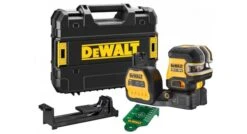DeWALT DCE825NG18 12V / 18V Li-ion XR Accu Zelfnivellerende 5 Punts Kruislijnlaser Body In TSTAK Koffer - Groen
