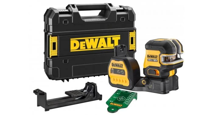 DeWALT DCE825NG18 12V / 18V Li-ion XR Accu Zelfnivellerende 5 Punts Kruislijnlaser Body In TSTAK Koffer - Groen 1 DeWALT DCE825NG18 12V / 18V Li-ion XR Accu Zelfnivellerende 5 Punts Kruislijnlaser Body In TSTAK Koffer - Groen