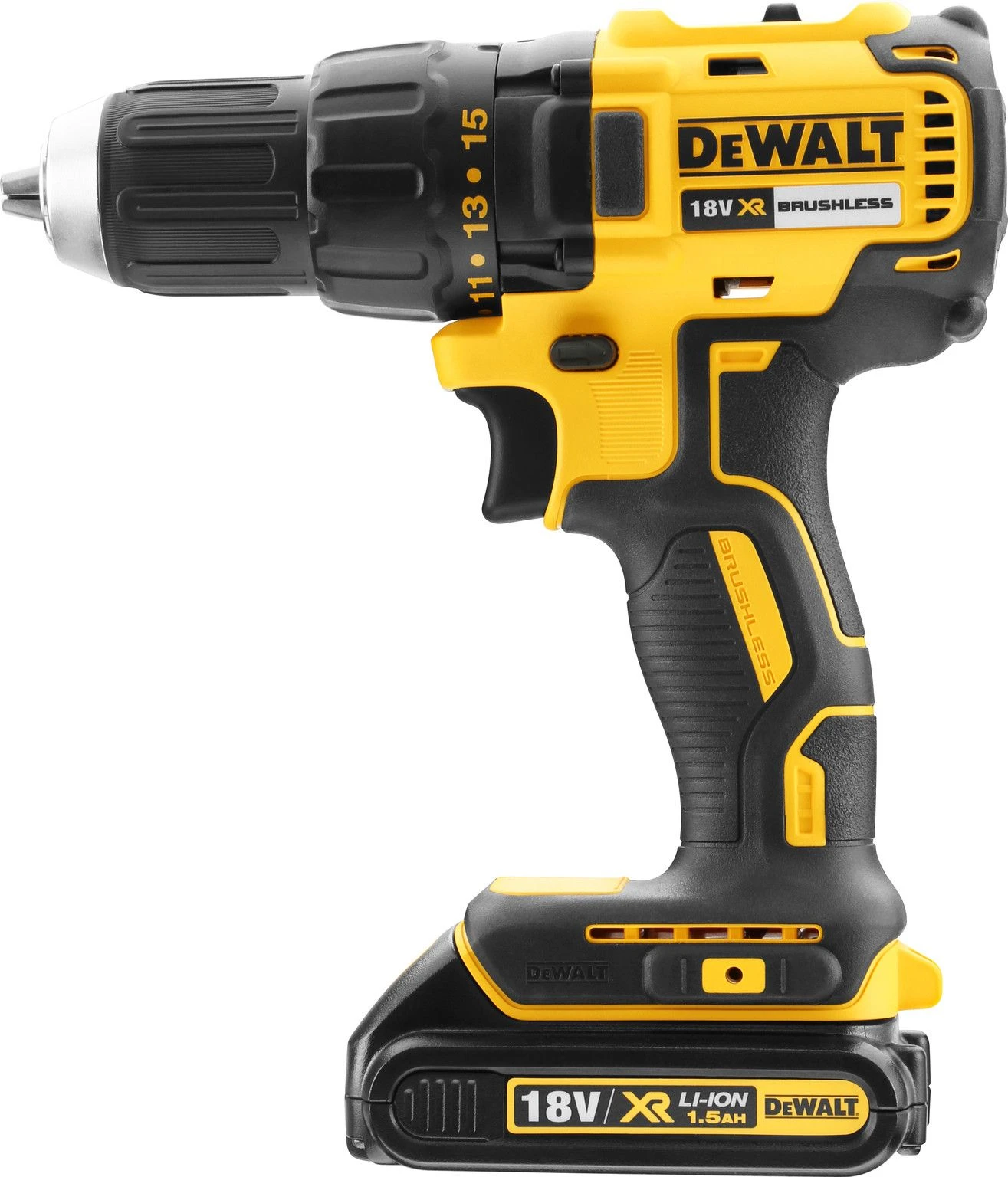 DeWALT DCD709D2T 18V Li-Ion Accu Klopboor-/schroefmachine Set (2x 2,0Ah Accu) In TSTAK - DCD709D2T-QW 2 DeWALT DCD709D2T 18V Li-Ion Accu Klopboor-/schroefmachine Set (2x 2,0Ah Accu) In TSTAK - DCD709D2T-QW - Afbeelding 2