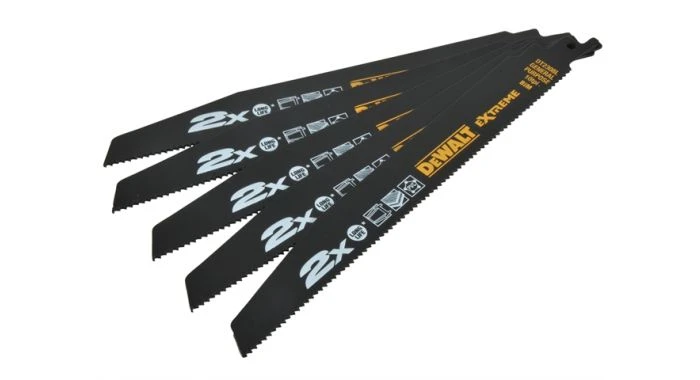 DeWalt DT2308L Reciprozaagblad - 228 X 2,5mm - Universeel (5st) - DT2308L-QZ 1 DeWalt DT2308L Reciprozaagblad - 228 X 2,5mm - Universeel (5st) - DT2308L-QZ
