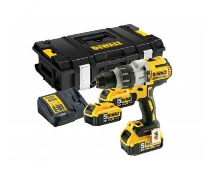 DeWALT DCD996P3K 18V Li-ion XR Accu Klopboor-/schroefmachine Set (3x 5.0Ah) In TSTAK Koffer - Koolborstelloos - DCD996P3K-QW 1 DeWALT DCD996P3K 18V Li-ion XR Accu Klopboor-/schroefmachine Set (3x 5.0Ah) In TSTAK Koffer - Koolborstelloos - DCD996P3K-QW