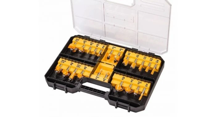 DeWalt DT90017 22-delige Frezenset In Koffer - DT90017-QZ 1 DeWalt DT90017 22-delige Frezenset In Koffer - DT90017-QZ