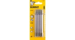 DeWalt DT2085 HSS Decoupeerzaagblad - 1.2mm Tandafstand - Metaal / Aluminium (5st) - DT2085-QZ