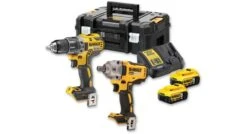 DeWalt DCK2077P2T 18V Li-ion Accu Boor-/schroefmachine (DCD791) & Slagmoersleutel (DCF894) Combiset (2x 5.0Ah Accu) In TSTAK