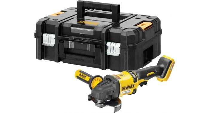 DeWALT DCG418NT-XJ 54V Li-ion FlexVolt Accu Haakse Slijper Body In TSTAK Koffer - 125mm 1 DeWALT DCG418NT-XJ 54V Li-ion FlexVolt Accu Haakse Slijper Body In TSTAK Koffer - 125mm