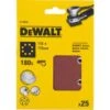 DeWalt DT3034 Vlak Schuurvel - K180 - 115 X 115mm (25st) - DT3034-QZ