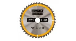 Dewalt DT1953 Construction Cirkelzaagblad - 216 X 30 X 40T - Hout (Met Nagels) - DT1953-QZ