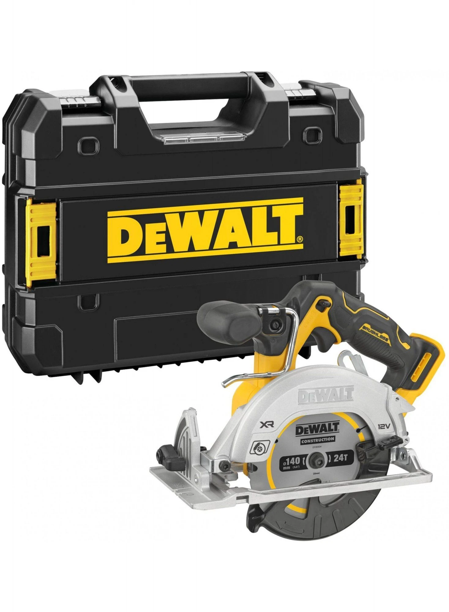 DeWALT DCS512P2-QW 12V Li-ion Accu Cirkelzaag Set (2x 5.0Ah) In TSTAK Koffer - 140mm 2 DeWALT DCS512P2-QW 12V Li-ion Accu Cirkelzaag Set (2x 5.0Ah) In TSTAK Koffer - 140mm - Afbeelding 2