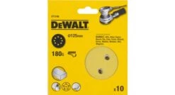 DeWalt DT3106 Schuurschijf - K180 - 125mm (10st) - DT3106-QZ
