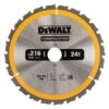 DeWalt DT1952 Cirkelzaagblad - 216 X 30 X 24T - Hout (Met Nagels) - DT1952-QZ