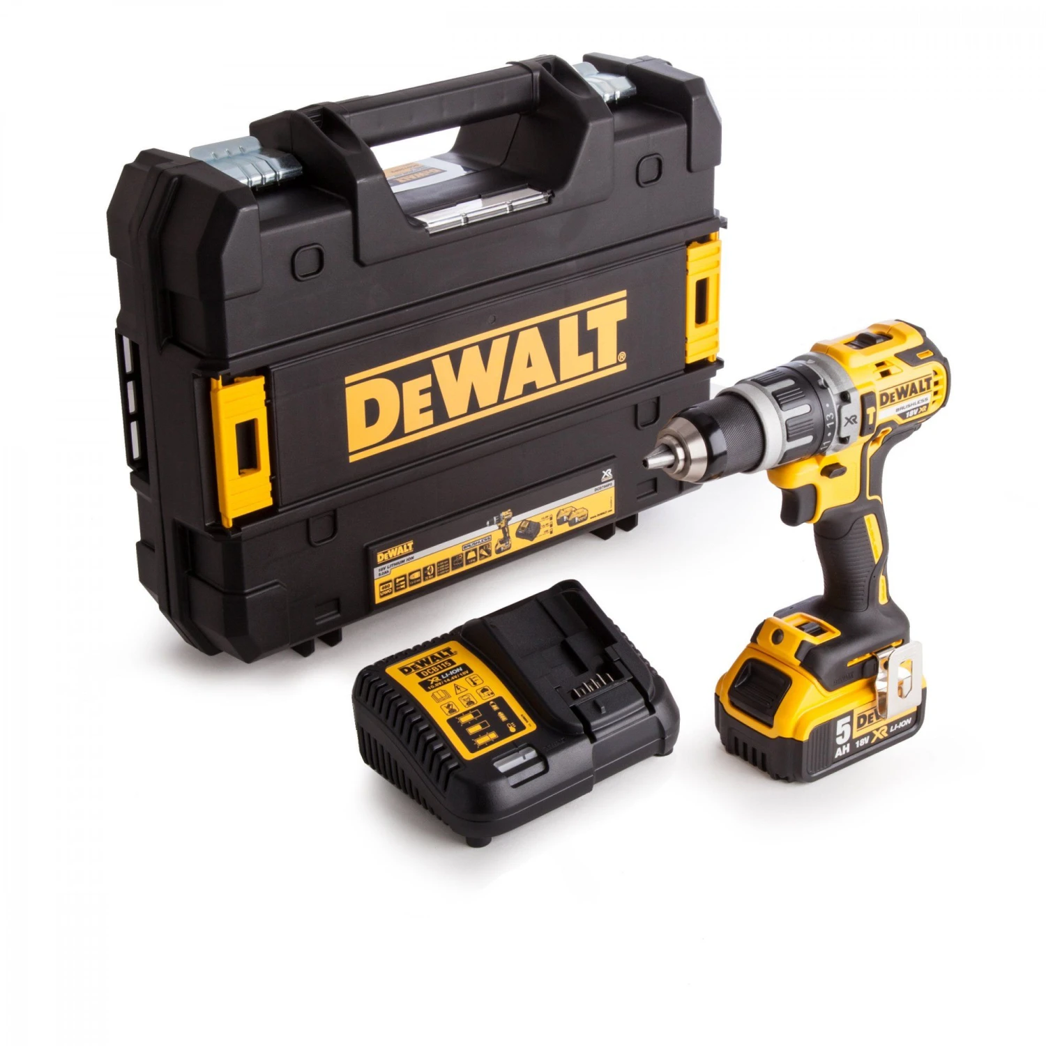 DeWALT DCD796P1 18V Li-Ion Accu Klopboor-/schroefmachine Set (1x 5,0Ah Accu) In Koffer - DCD796P1 1 DeWALT DCD796P1 18V Li-Ion Accu Klopboor-/schroefmachine Set (1x 5,0Ah Accu) In Koffer - DCD796P1
