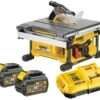 DeWalt DCS7485T2 18V / 54V XR FlexVolt Li-Ion Accu Tafelzaag Set (2x 6.0Ah Accu) - 210 X 30mm - Koolborstelloos - DCS7485T2-QW