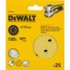DeWalt DT3116 Schuurschijf - K180 - 125mm (25st) - DT3116-QZ