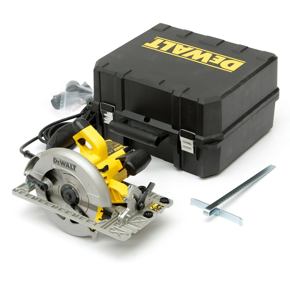 DeWalt DWE576K Cirkelzaag In Koffer - 1600W - 190mm - DWE576K-QS 1 DeWalt DWE576K Cirkelzaag In Koffer - 1600W - 190mm - DWE576K-QS