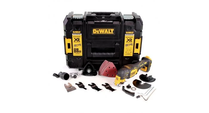 DeWALT DCS356NT 18V Li-Ion Accu Multitool Body In TSTAK - Koolborstelloos 1 DeWALT DCS356NT 18V Li-Ion Accu Multitool Body In TSTAK - Koolborstelloos